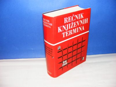 Rečnik književnih termina, urednik Dragiša Živković