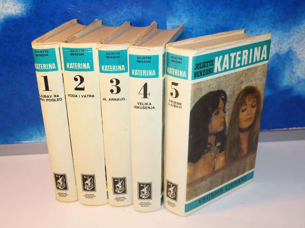 KATERINA 1-5 komplet Juliette Benzoni