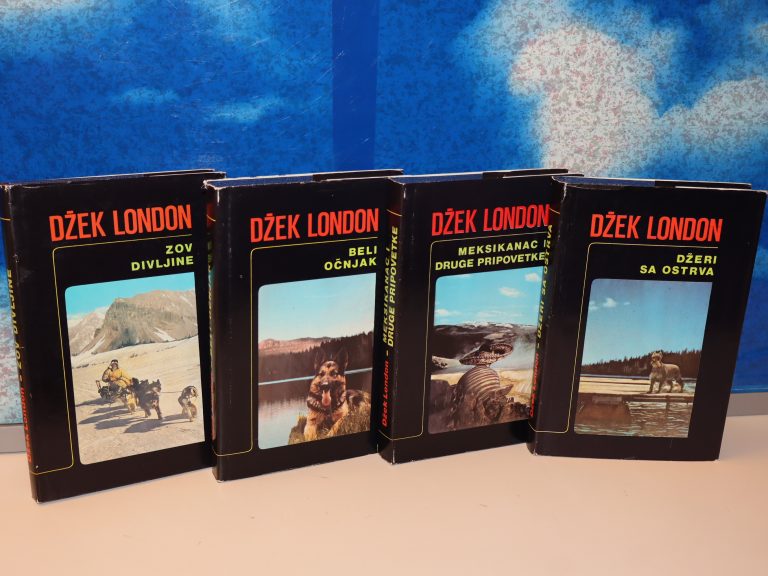 1982 delta press beograd tvrd povez -dzeri sa ostrva -meksikanac i druge pripovetke -beli očnjak -zov divljine vrlo dobro očuvane knjige