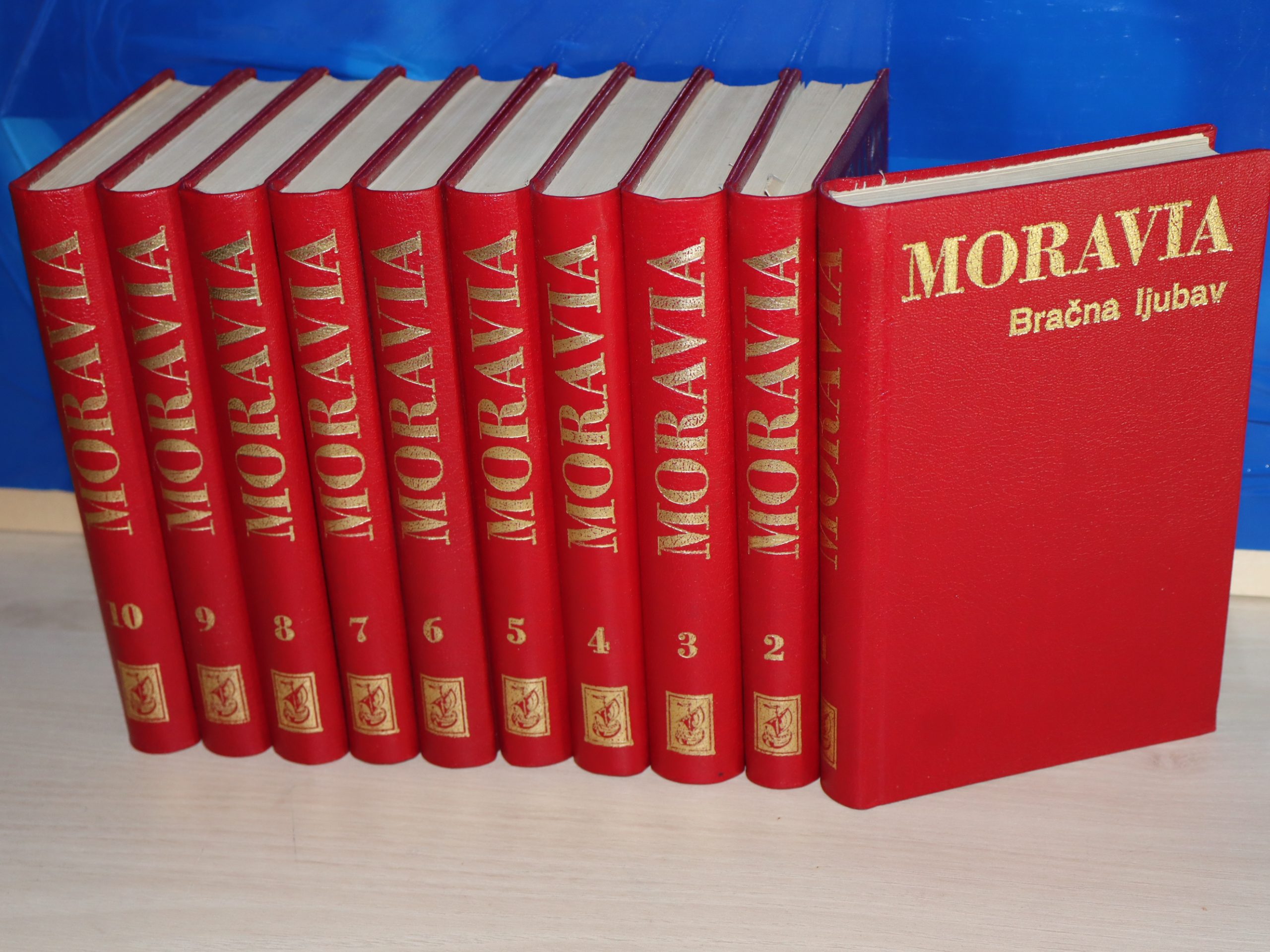 Alberto Moravia , Odabrana dela 1-10, komplet